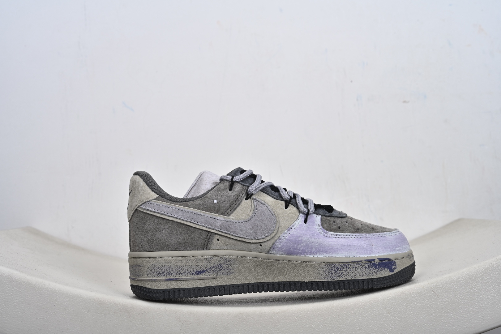 NIke Air Force 1 '07 Low 灰紫抽绳 空军一号低帮 YD2425-066