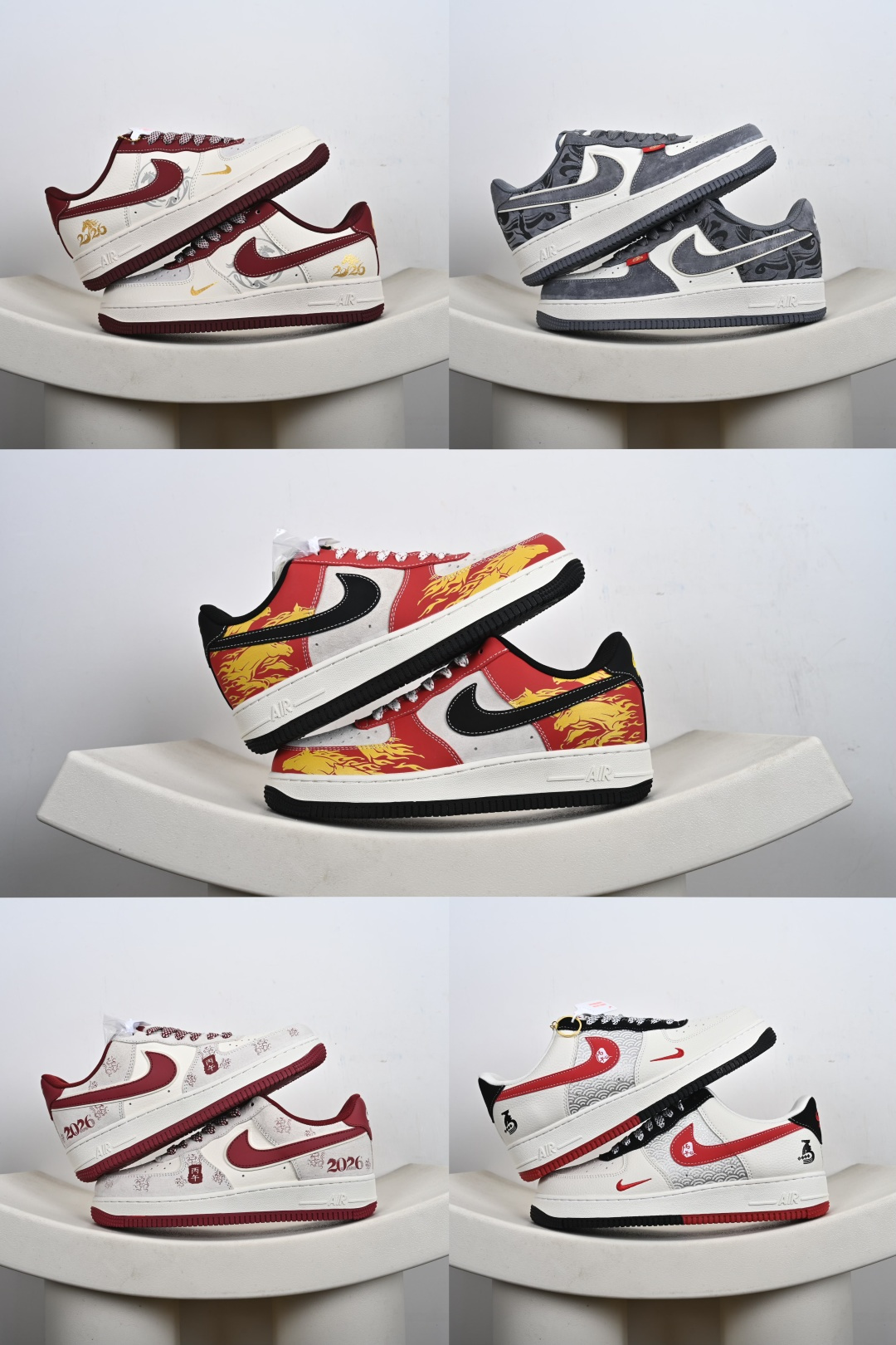 240 定制版 Nike Air Force 1'07 Low 马年限定 空军一号低帮休闲板鞋 DQ6628-Chinese UA Cheap High Quatity Brand Clothes Bags handbags Sneakers wholesale wholesaler seller from China Factory suppliers Fashion Clothing Shoes best Quality Beautiful Price 240 定制版 Nike Air Force 1'07 Low 马年限定 空军一号低帮休闲板鞋 DQ6628