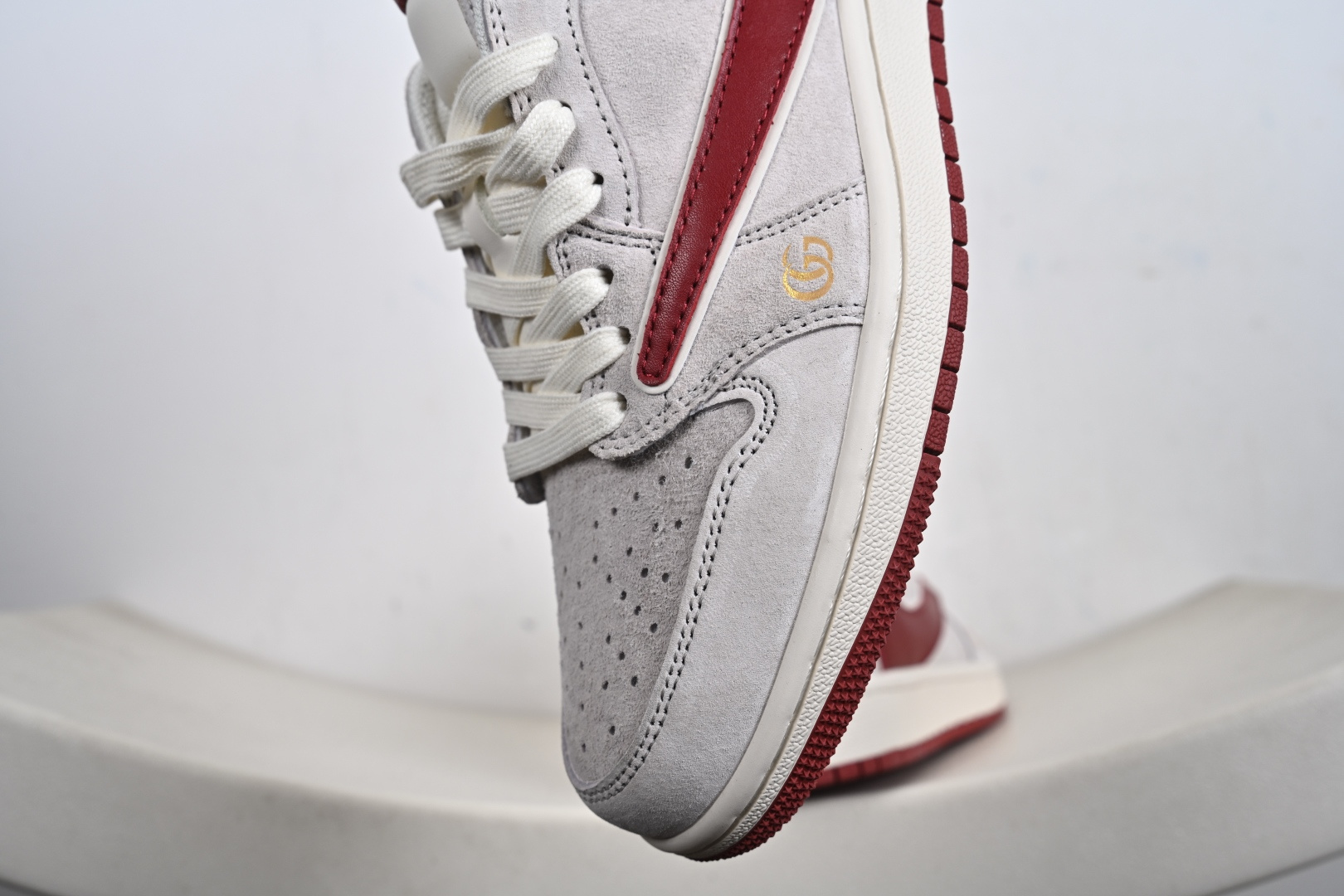 Nike Air Jordan 1 x Travis Scott AJ1倒勾 乔一倒钩 ‘DIY’定制 耐克 低帮文化篮球鞋 XZ6668-056