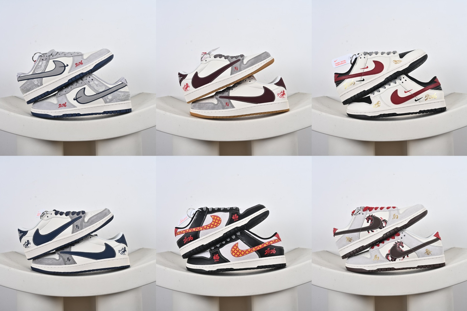 #合集💕 支持放店 ️ ️ ️ Nike SB Dunk Low /AIR JORDAN1 ow 复古低帮休闲运动滑板板鞋采用脚感柔软舒适ZoomAir气垫有效吸收滑板等极限运动在落地时带来的冲击力 为街头运动者们提供更好的保护 货号:MY9969 Q5-8