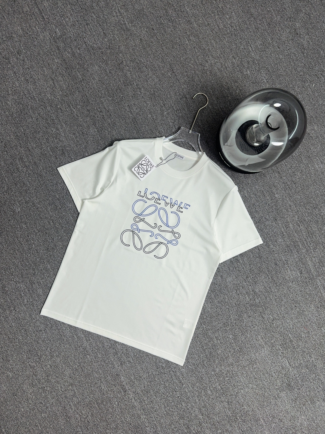 Loewe Embroidered Logo T-Shirt - Elegant Crew Neck, Custom Cotton, S-XXXL 3 cmp i1741262460130 6097 0 1