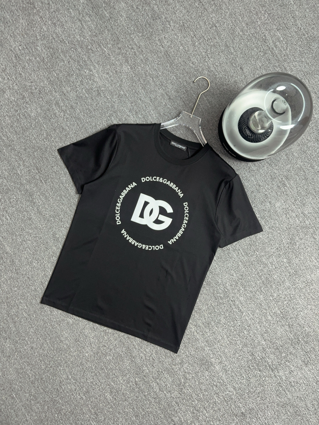 Dolce & Gabbana Men's Logo Graphic Crew Neck T-Shirt - Short Sleeve Tee 8 cmp i1741506307120 2881 0 7