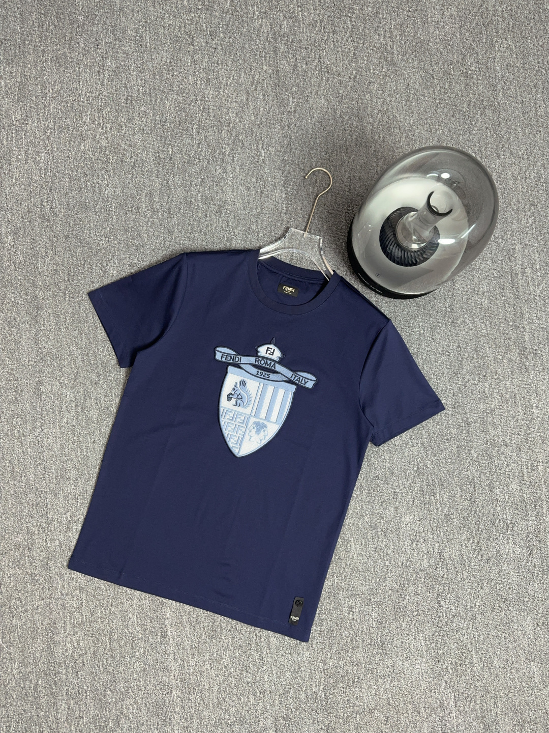 Fendi Club Shield Emblem Embroidered Short Sleeve T-Shirt - Spring/Summer '25 7 cmp i1742810117517 5232 0 5
