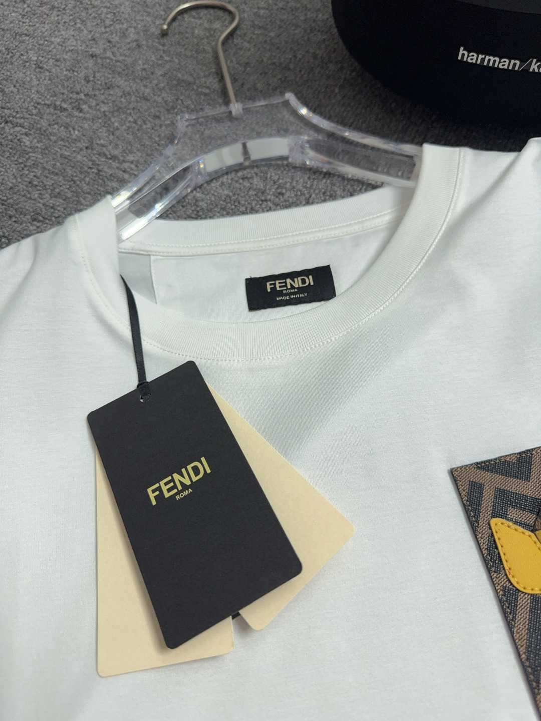 Fendi Monster Eye Patch Pocket Tee - Short Sleeve Crew Neck Cotton T-Shirt 4 cmp i1742810678455 7188 0 2
