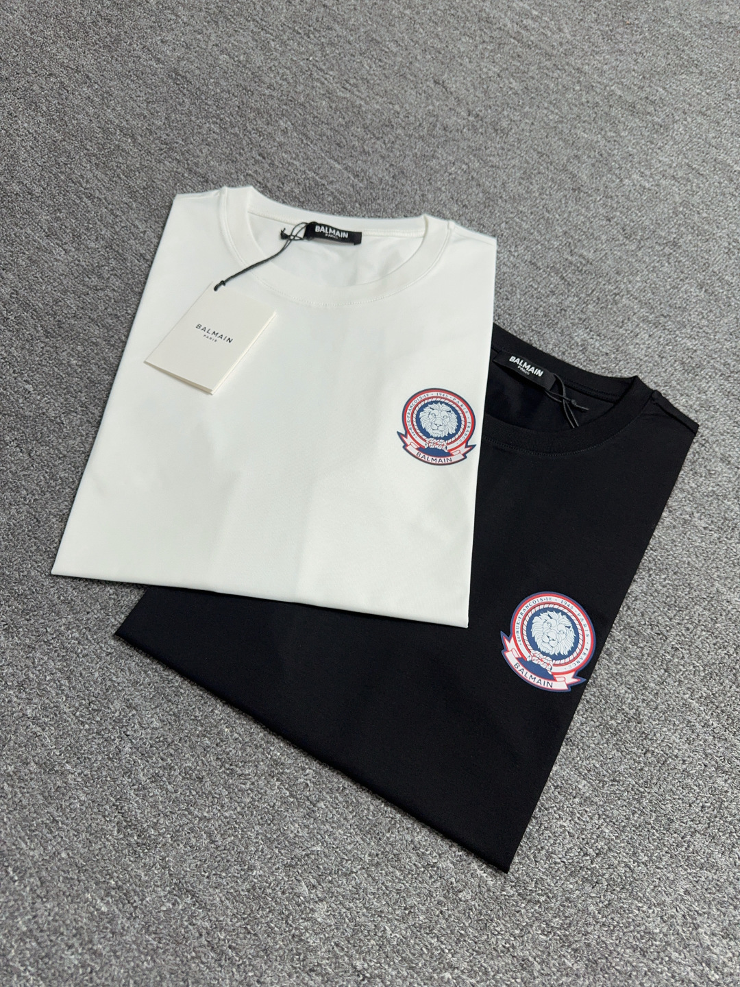 Balmain Men's Printed Short Sleeve T-Shirt | Crew Neck | Luxury Cotton