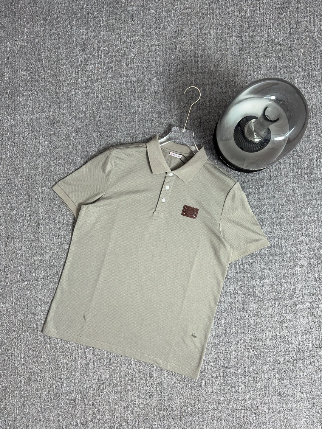 Moncler Men's Polo Shirt - Classic Fit, Soft Pique Cotton with Leather Logo Patch 9 cmp i1743404081500 4896 0 7