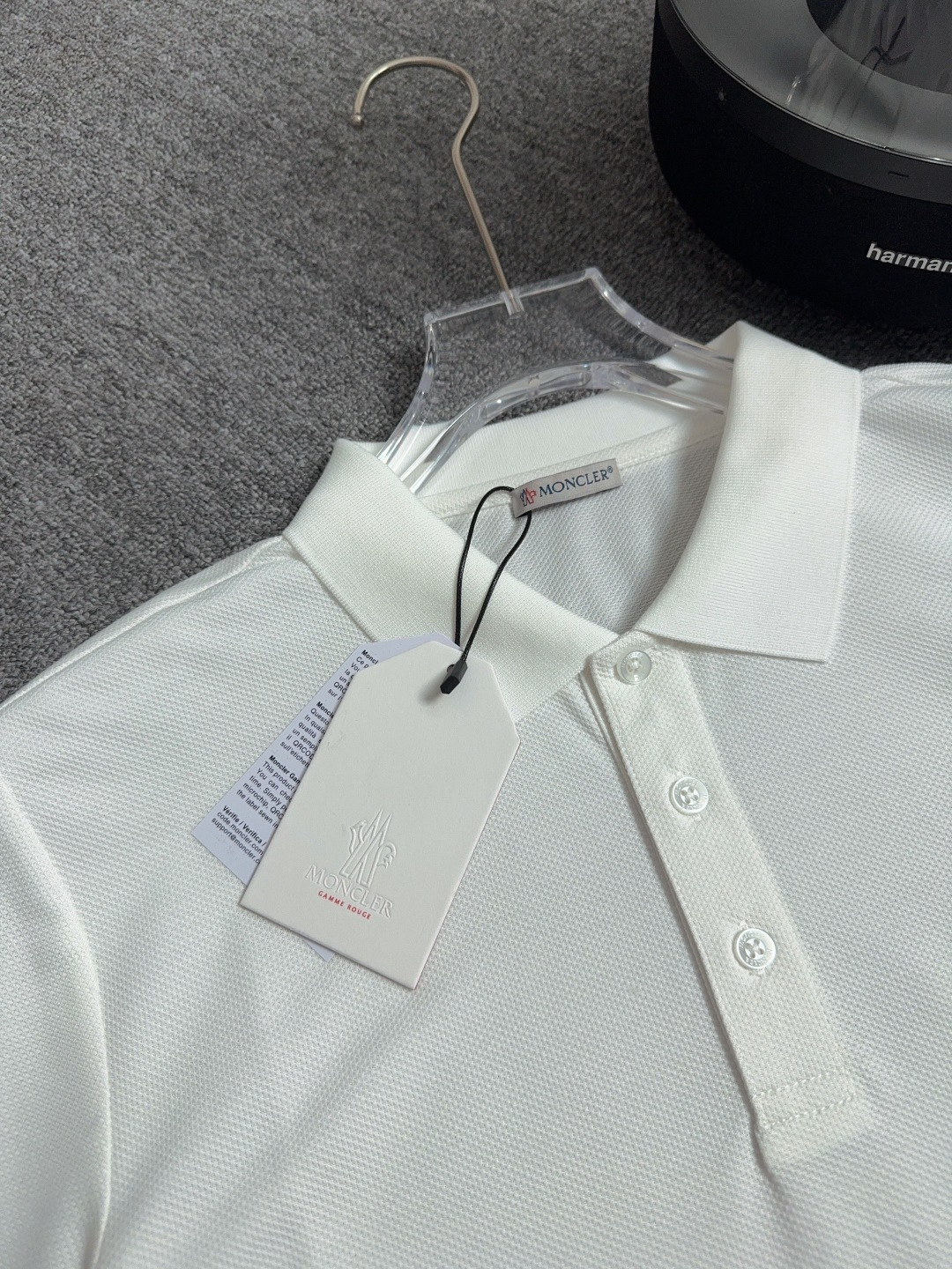 Moncler Men's Polo Shirt - Classic Fit, Soft Pique Cotton with Leather Logo Patch 4 cmp i1743571947012 8158 0 2