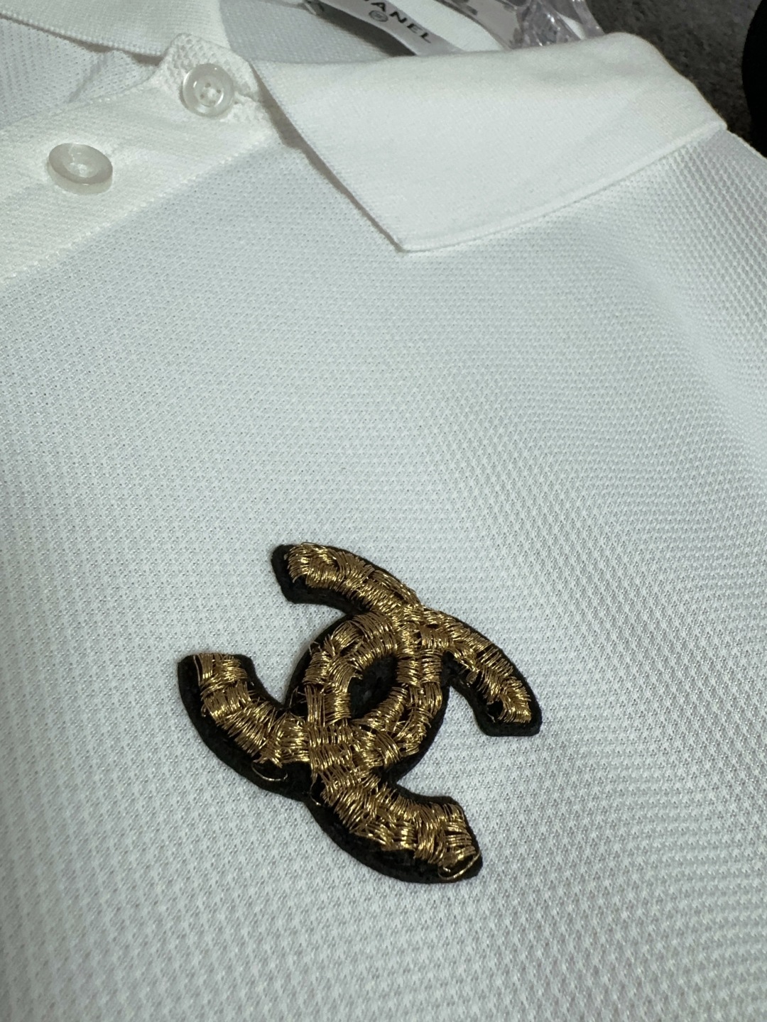 Chanel Classic Embroidered Polo Shirt - Soft, Comfortable, and Stylish 4 cmp i1743578325229 3382 0 3