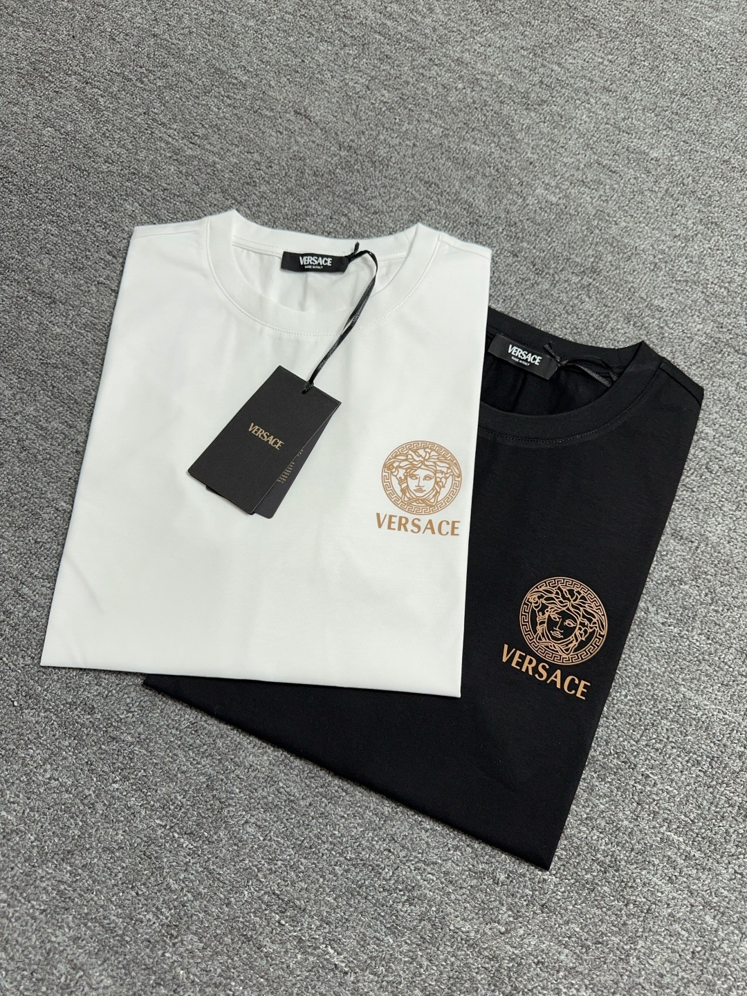 Versace Crew Neck T-Shirt - Lightweight, Breathable, and Silk Fabric 10 cmp i1744121738775 4260 0 8