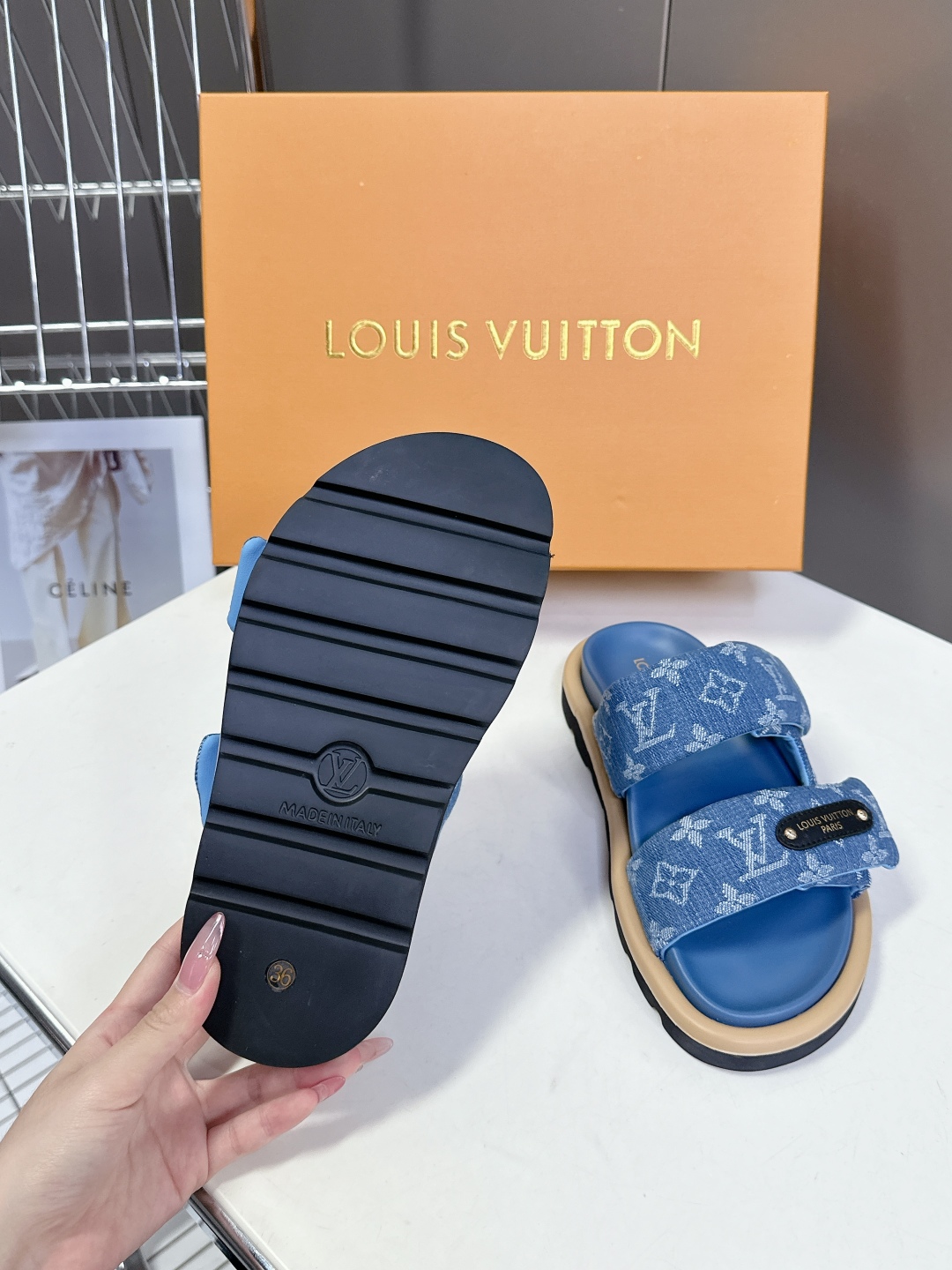  LV 路易威登春夏最新情侣款拖鞋硬货上新🆕

❥BS代购级别！高级感十足！国内外博主刷爆的一款，复古又