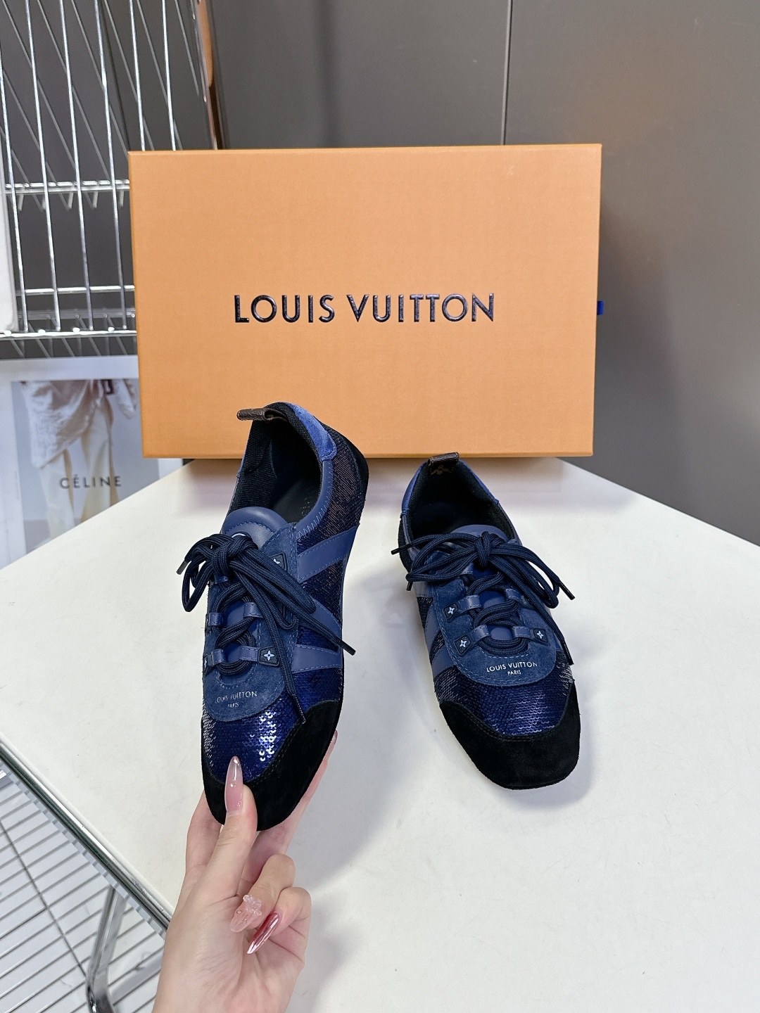 Louis Vuitton路易威登驴牌春夏Sneakerina系列 芭蕾运动鞋 德训鞋 平底鞋 原版三