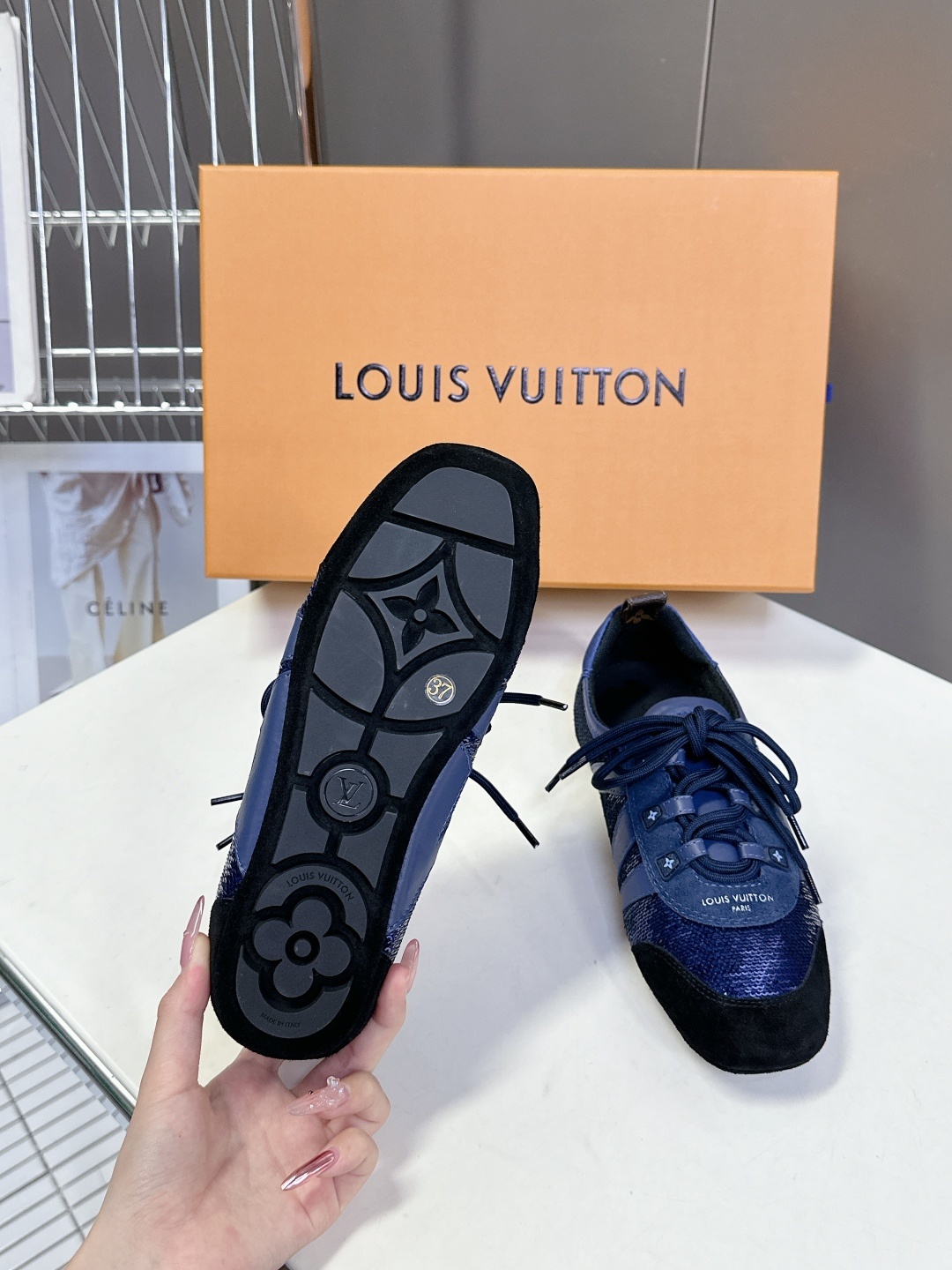 Louis Vuitton路易威登驴牌春夏Sneakerina系列 芭蕾运动鞋 德训鞋 平底鞋 原版三