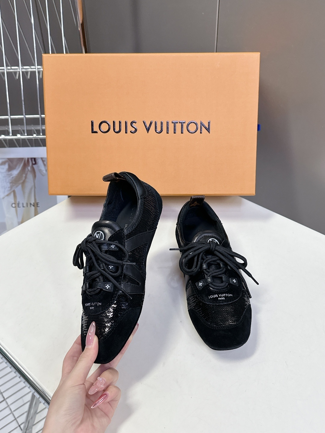 Louis Vuitton路易威登驴牌春夏Sneakerina系列 芭蕾运动鞋 德训鞋 平底鞋 原版三
