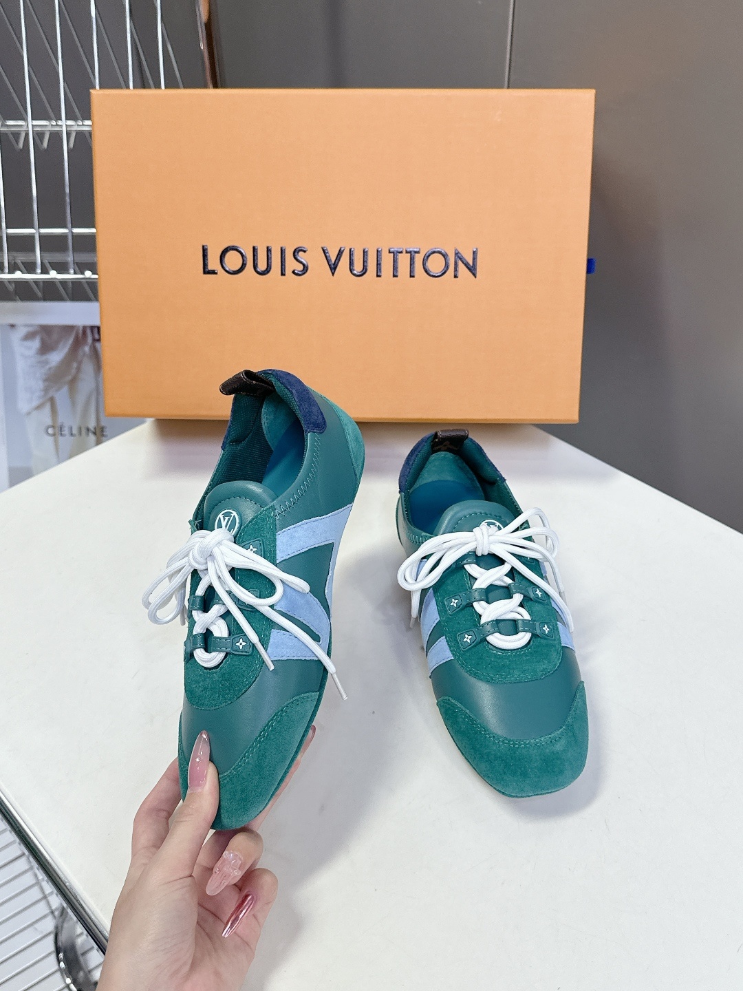 Louis Vuitton路易威登驴牌春夏Sneakerina系列 芭蕾运动鞋 德训鞋 平底鞋 原版三