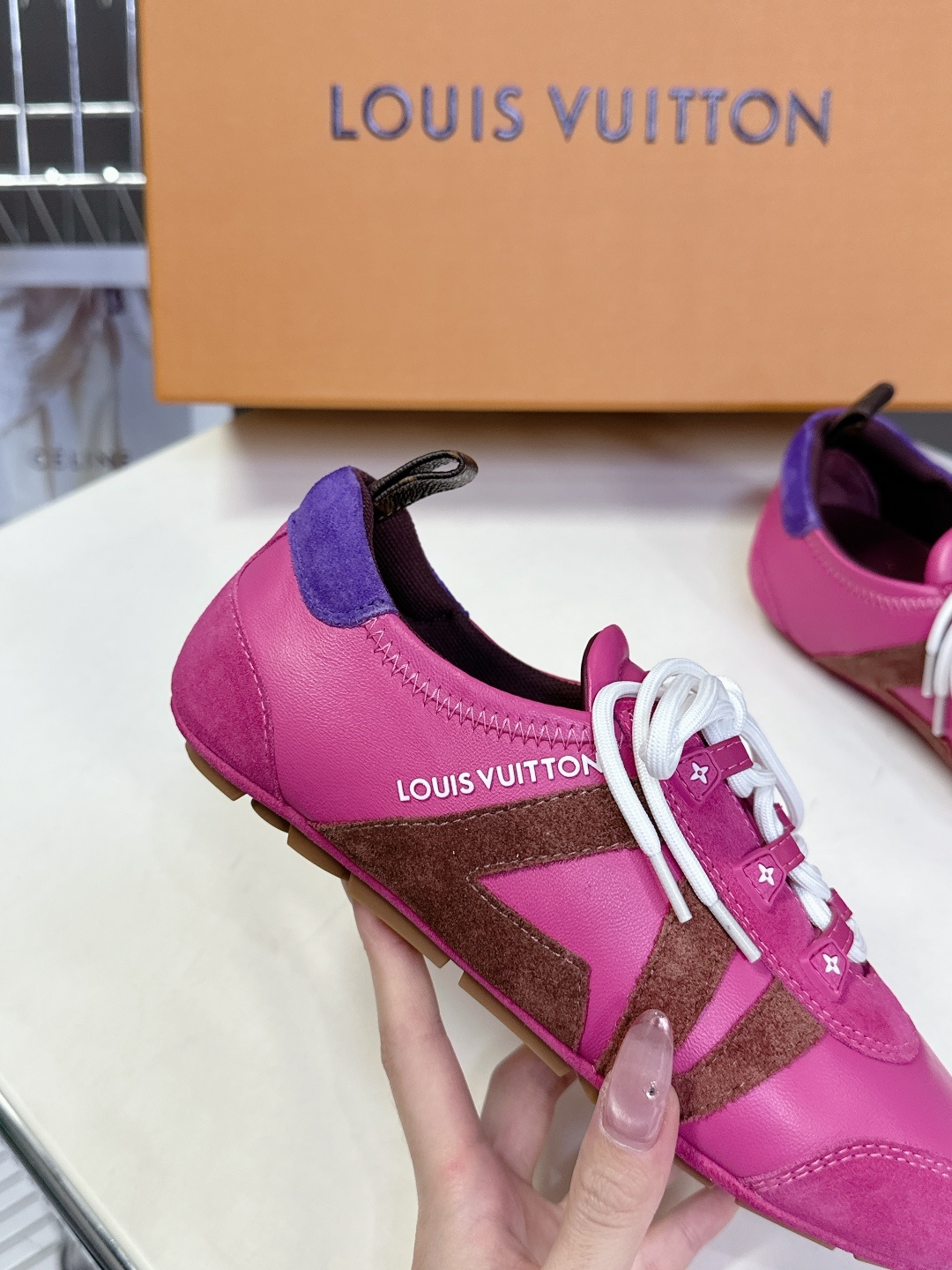 Louis Vuitton路易威登驴牌春夏Sneakerina系列 芭蕾运动鞋 德训鞋 平底鞋 原版三