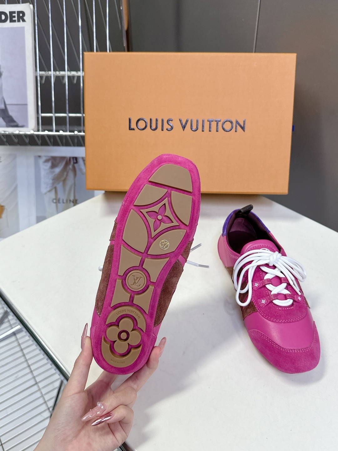 Louis Vuitton路易威登驴牌春夏Sneakerina系列 芭蕾运动鞋 德训鞋 平底鞋 原版三