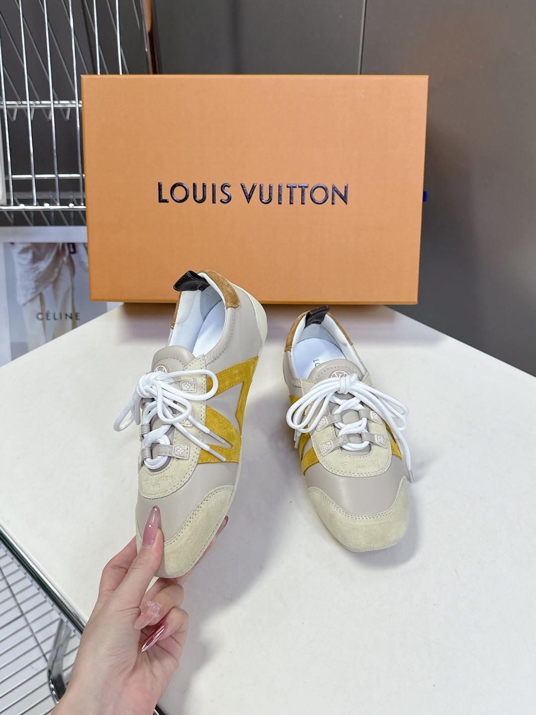 Louis Vuitton路易威登驴牌春夏Sneakerina系列 芭蕾运动鞋 德训鞋 平底鞋 原版三