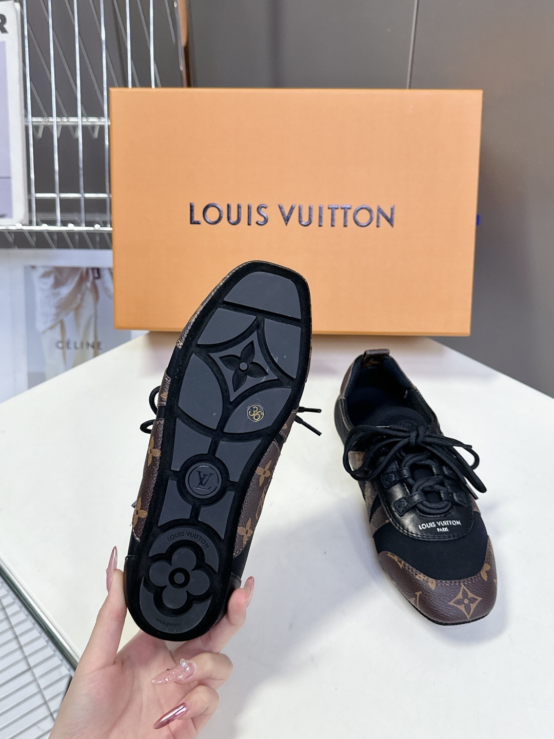 Louis Vuitton路易威登驴牌春夏Sneakerina系列 芭蕾运动鞋 德训鞋 平底鞋 原版三