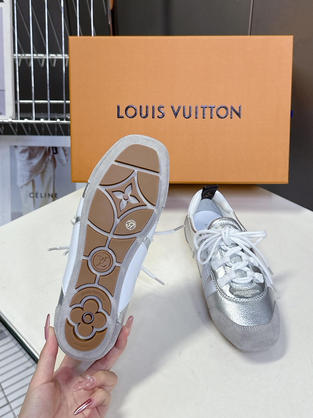 Louis Vuitton路易威登驴牌春夏Sneakerina系列 芭蕾运动鞋 德训鞋 平底鞋 原版三