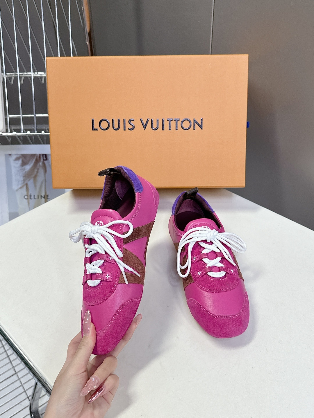 Louis Vuitton路易威登驴牌春夏Sneakerina系列 芭蕾运动鞋 德训鞋 平底鞋 原版三