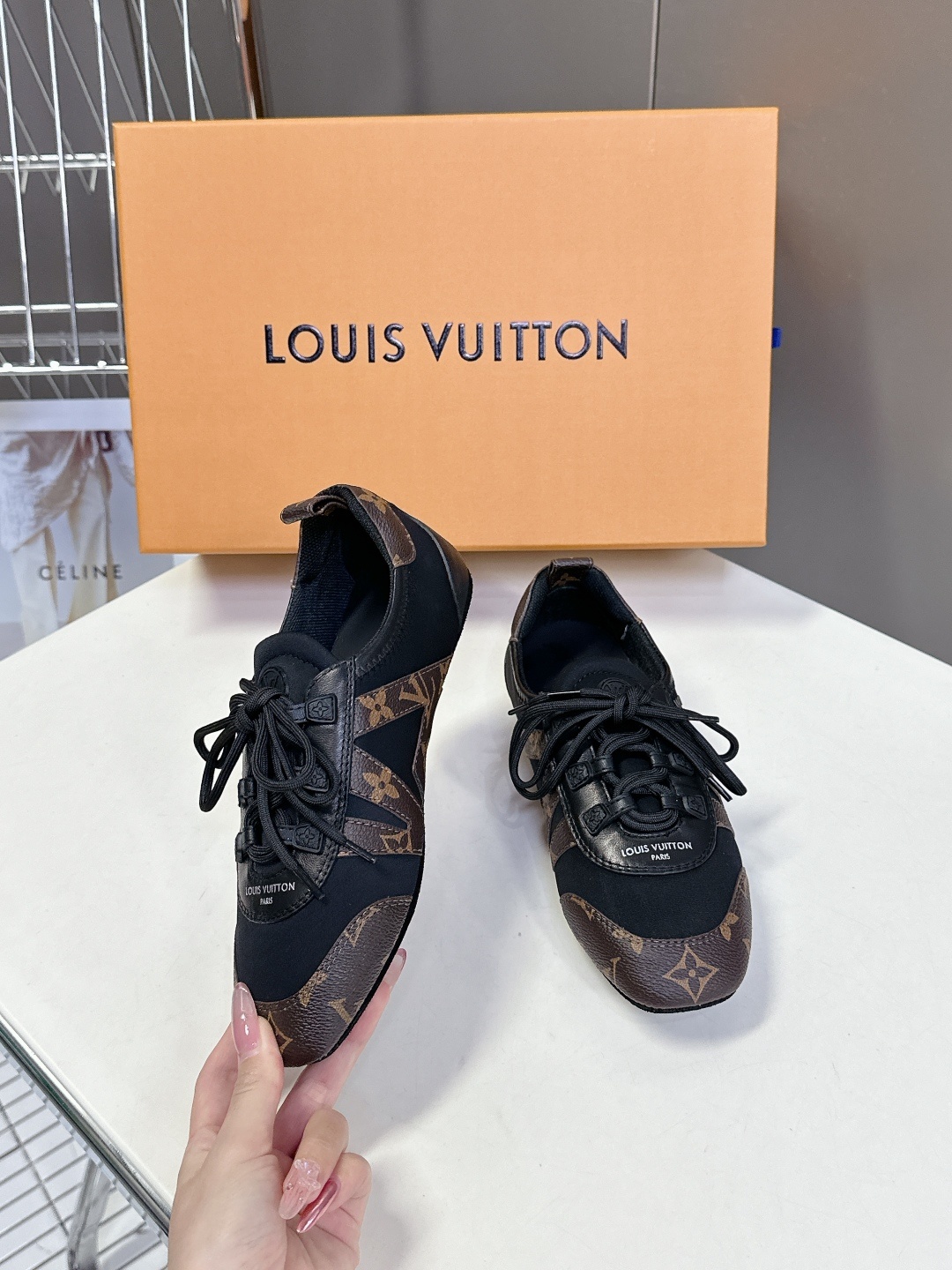 Louis Vuitton路易威登驴牌春夏Sneakerina系列 芭蕾运动鞋 德训鞋 平底鞋 原版三