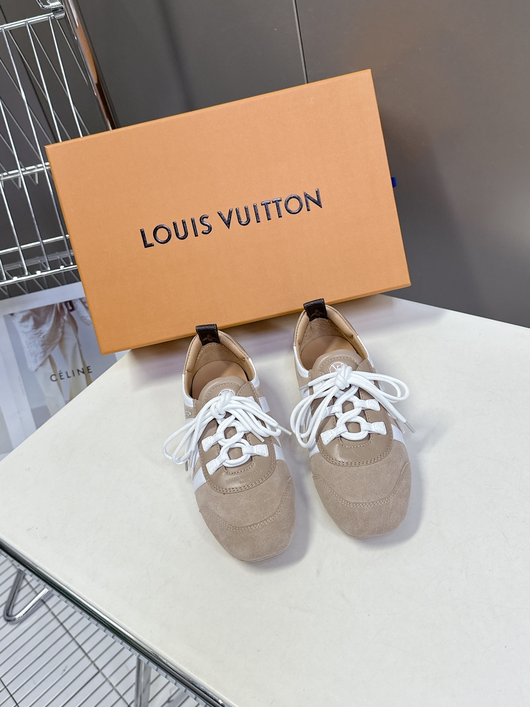 Louis Vuitton路易威登驴牌春夏Sneakerina系列 芭蕾运动鞋 德训鞋 平底鞋 原版三