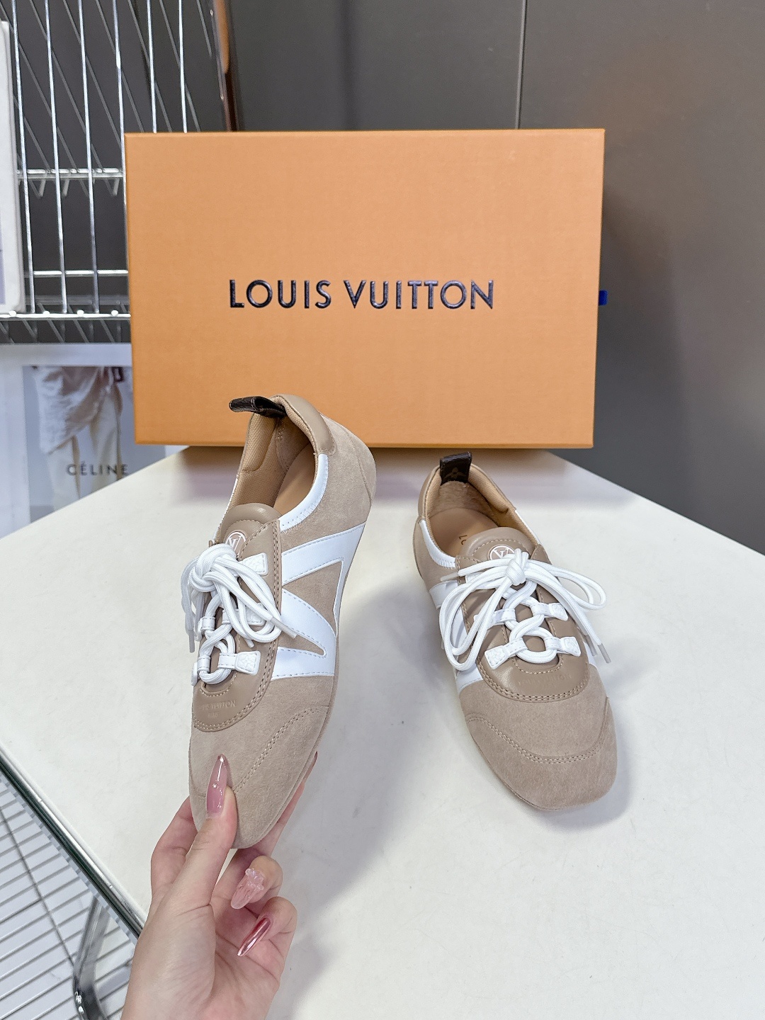 Louis Vuitton路易威登驴牌春夏Sneakerina系列 芭蕾运动鞋 德训鞋 平底鞋 原版三