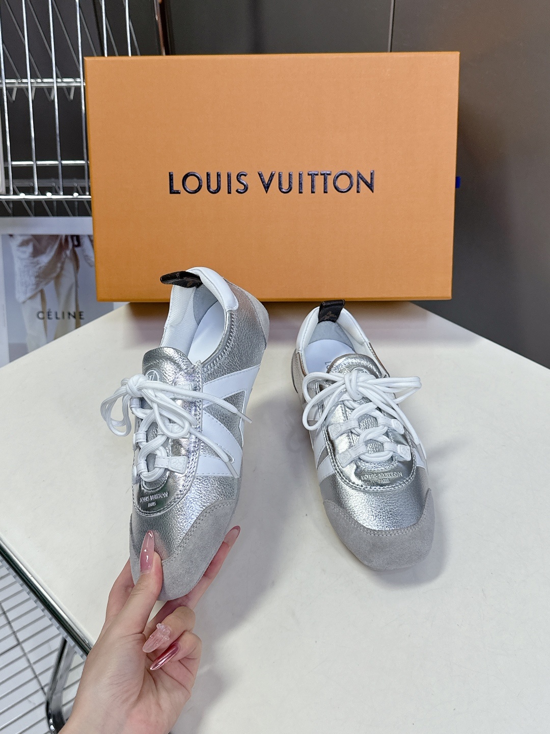 Louis Vuitton路易威登驴牌春夏Sneakerina系列 芭蕾运动鞋 德训鞋 平底鞋 原版三
