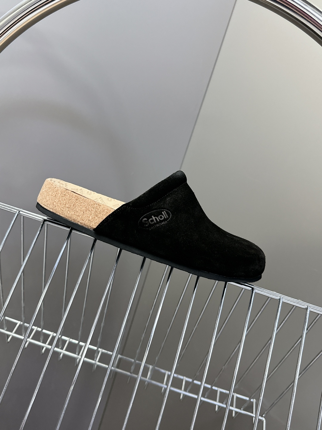 男装➕10 Balenciaga巴黎世家 X Scholl联名款木塞底勃肯情侣款拖鞋 凉鞋
   以巴黎