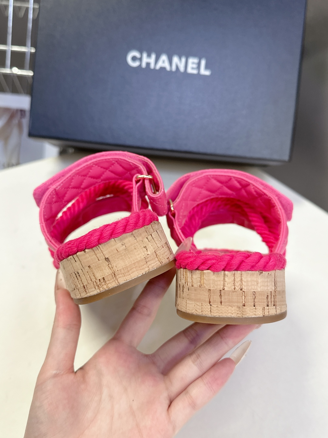  CHANEL香奈儿春夏最新款菱格拖鞋 凉鞋                              