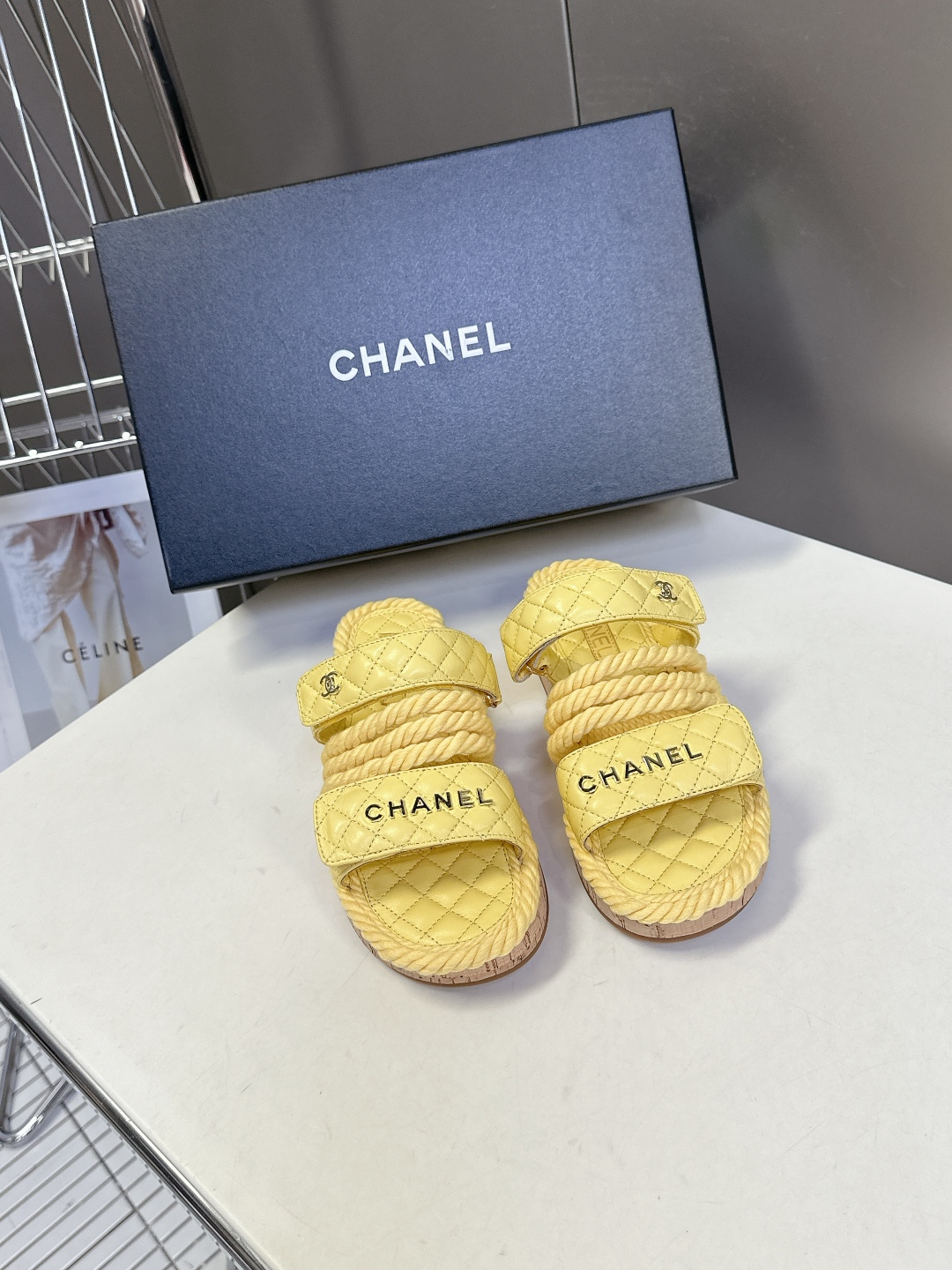  CHANEL香奈儿春夏最新款菱格拖鞋 凉鞋                              