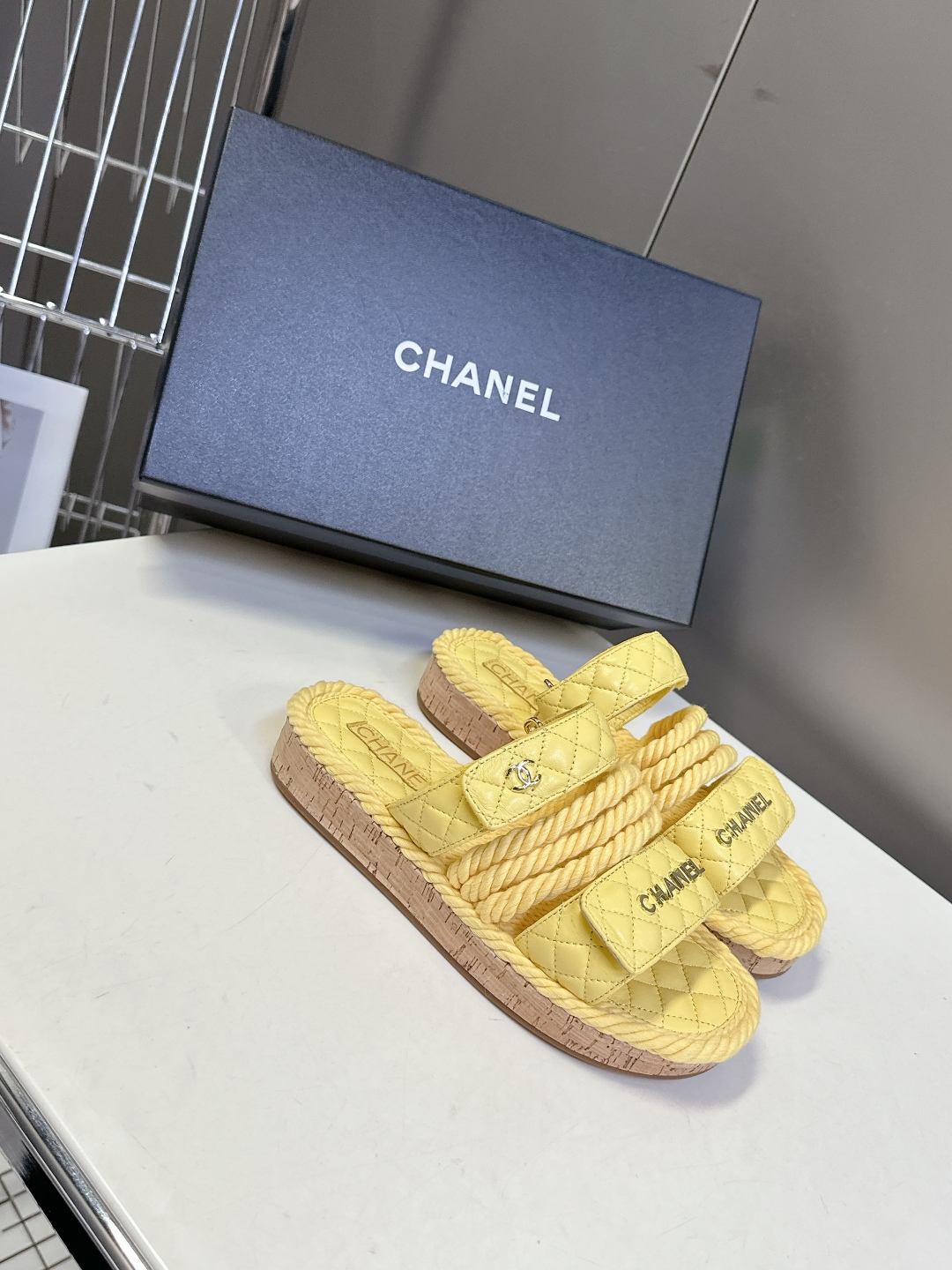  CHANEL香奈儿春夏最新款菱格拖鞋 凉鞋                              