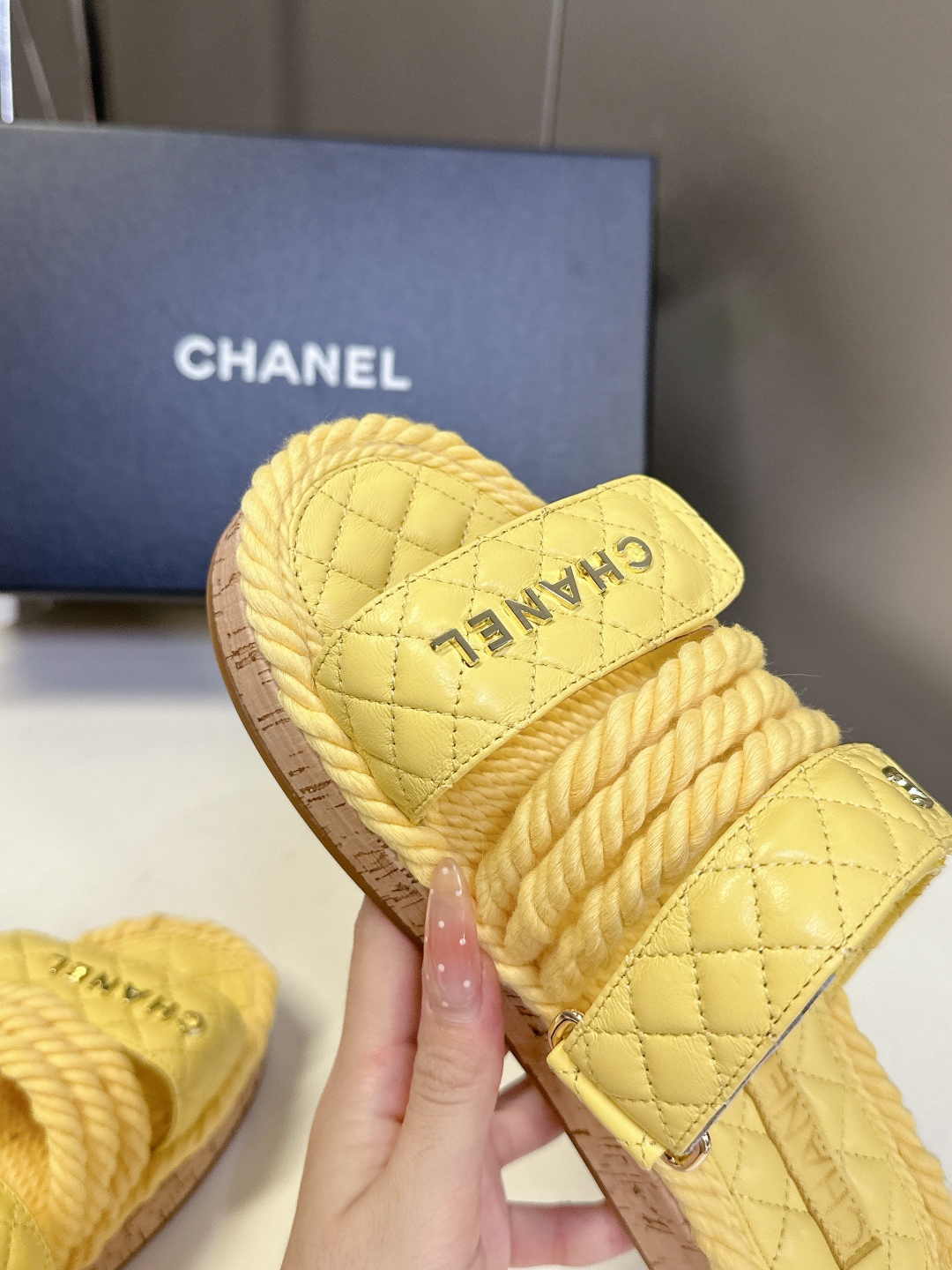  CHANEL香奈儿春夏最新款菱格拖鞋 凉鞋                              