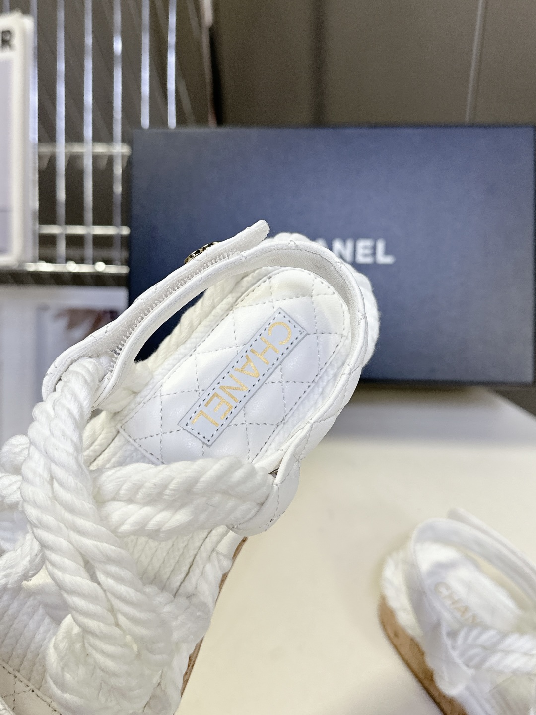  CHANEL香奈儿春夏最新款菱格拖鞋 凉鞋                              