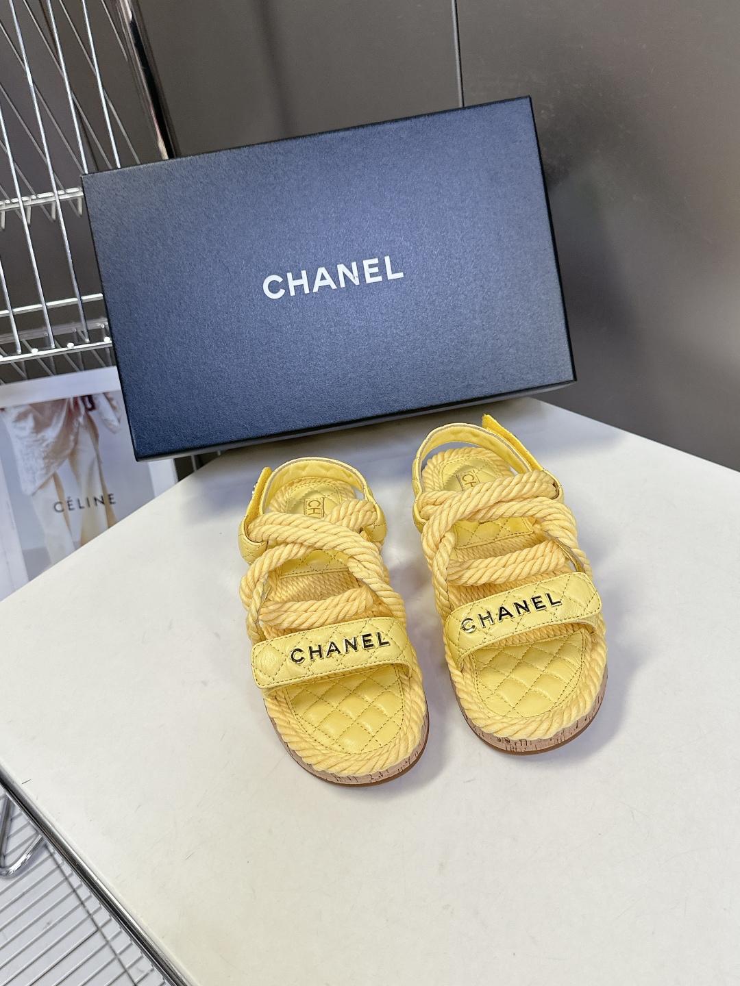  CHANEL香奈儿春夏最新款菱格拖鞋 凉鞋                              