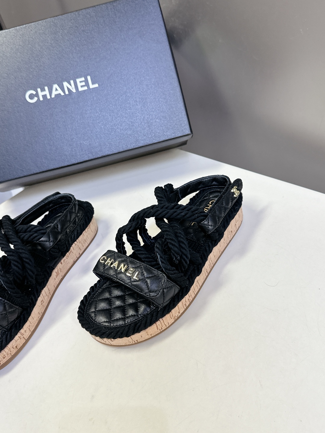  CHANEL香奈儿春夏最新款菱格拖鞋 凉鞋                              