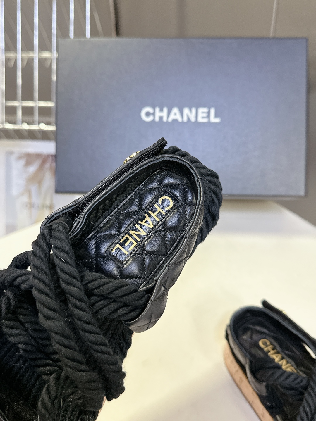  CHANEL香奈儿春夏最新款菱格拖鞋 凉鞋                              