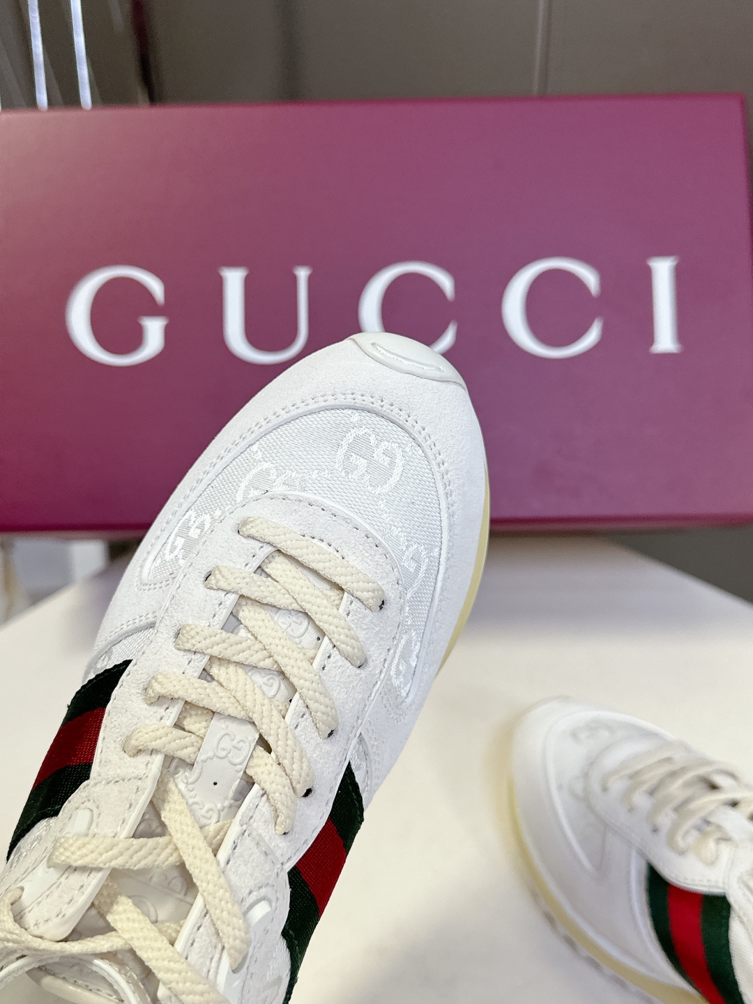  GUCCI古驰2025最新春夏走秀款 运动鞋 阿甘鞋                         