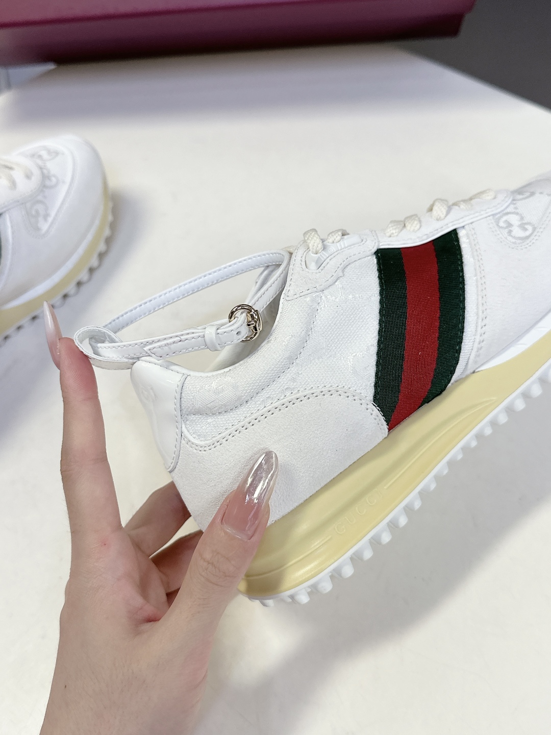 GUCCI古驰2025最新春夏走秀款 运动鞋 阿甘鞋                         
