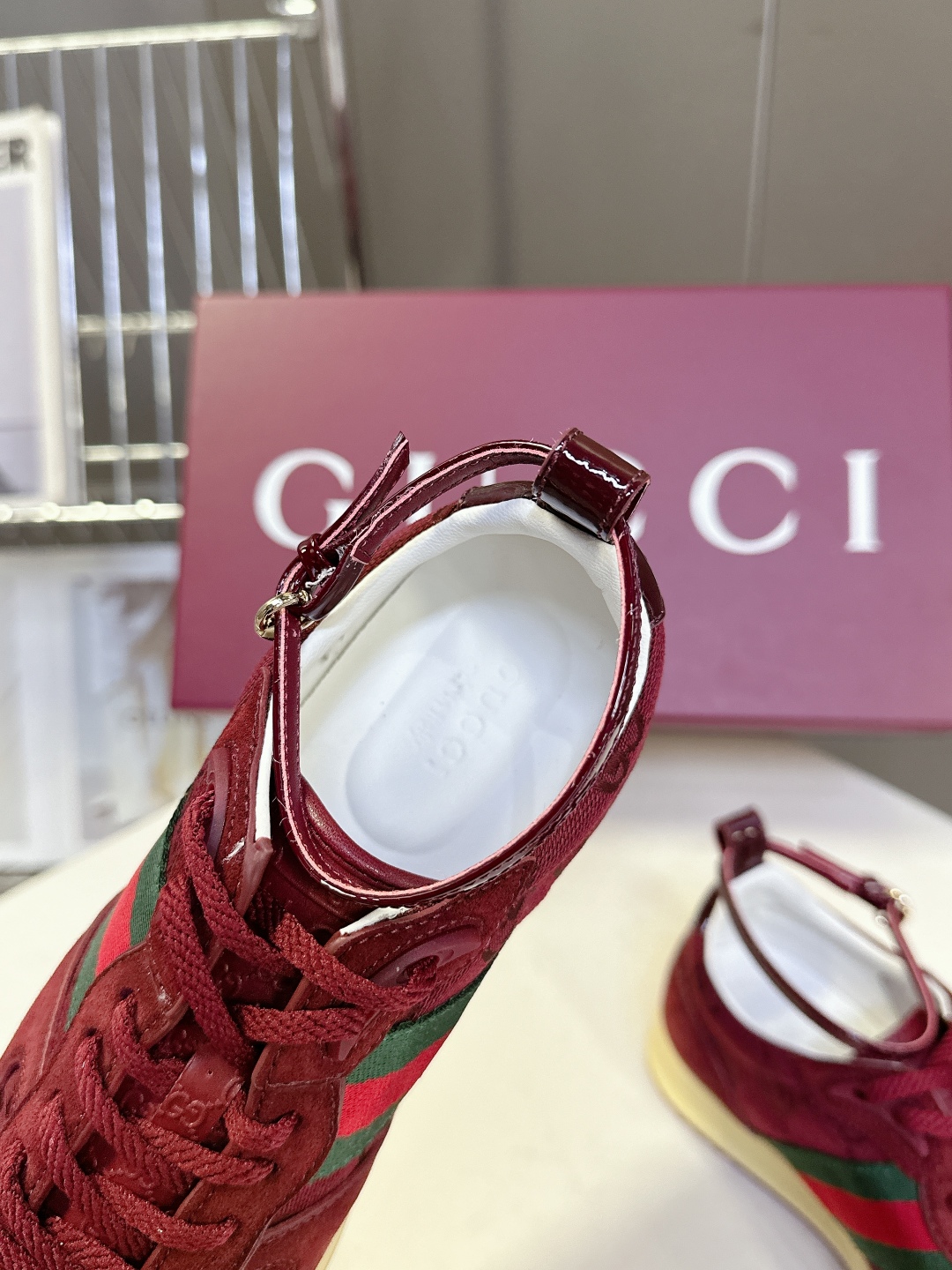  GUCCI古驰2025最新春夏走秀款 运动鞋 阿甘鞋                         