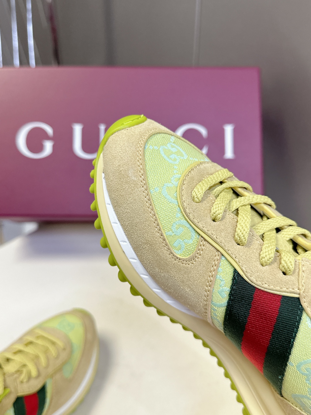  GUCCI古驰2025最新春夏走秀款 运动鞋 阿甘鞋                         
