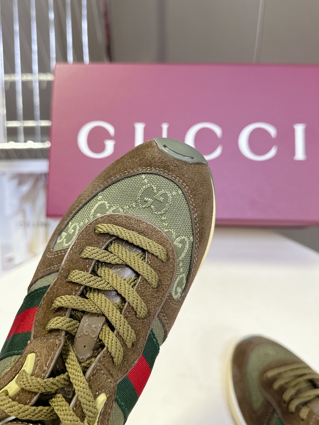  GUCCI古驰2025最新春夏走秀款 运动鞋 阿甘鞋                         