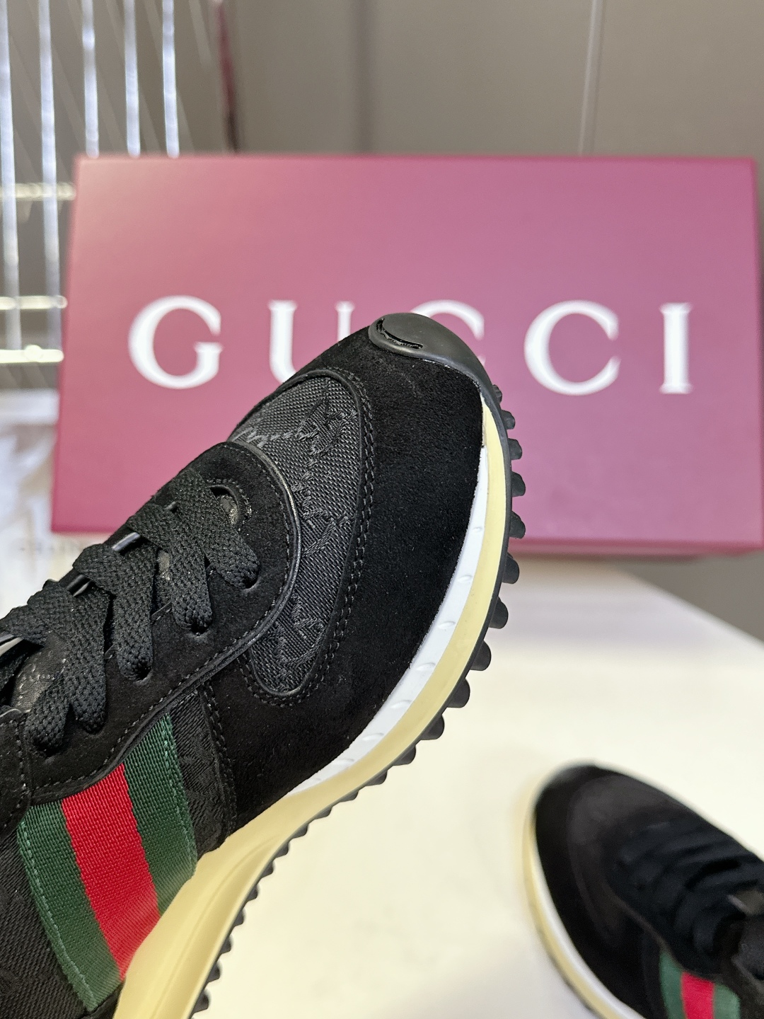  GUCCI古驰2025最新春夏走秀款 运动鞋 阿甘鞋                         