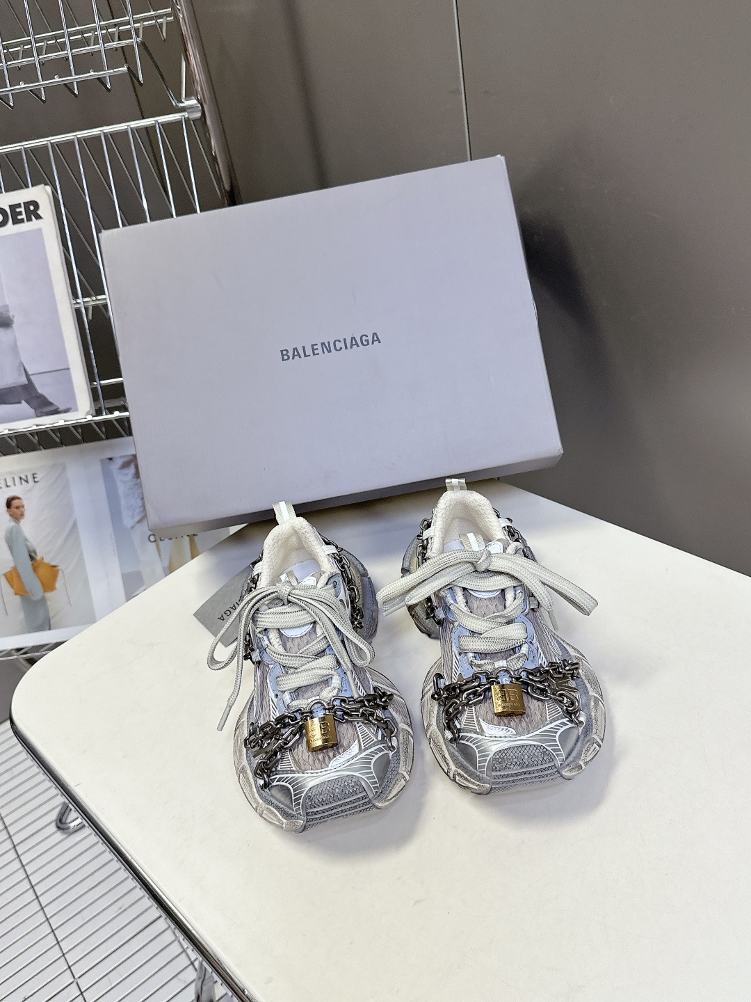 Balenciaga巴黎世家 3XL Sneaker系列 情侣款 链条 老爹鞋 运动鞋
原版购入开发