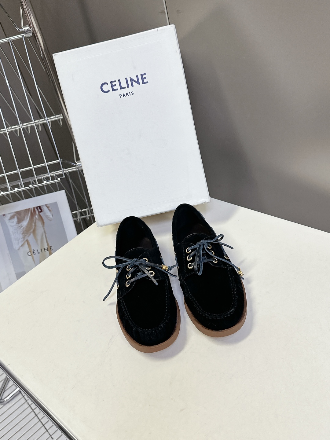  CELINE思琳最新款凯旋门扣 乐福鞋                                