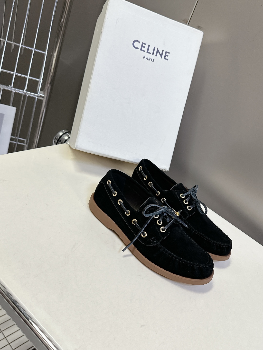  CELINE思琳最新款凯旋门扣 乐福鞋                                