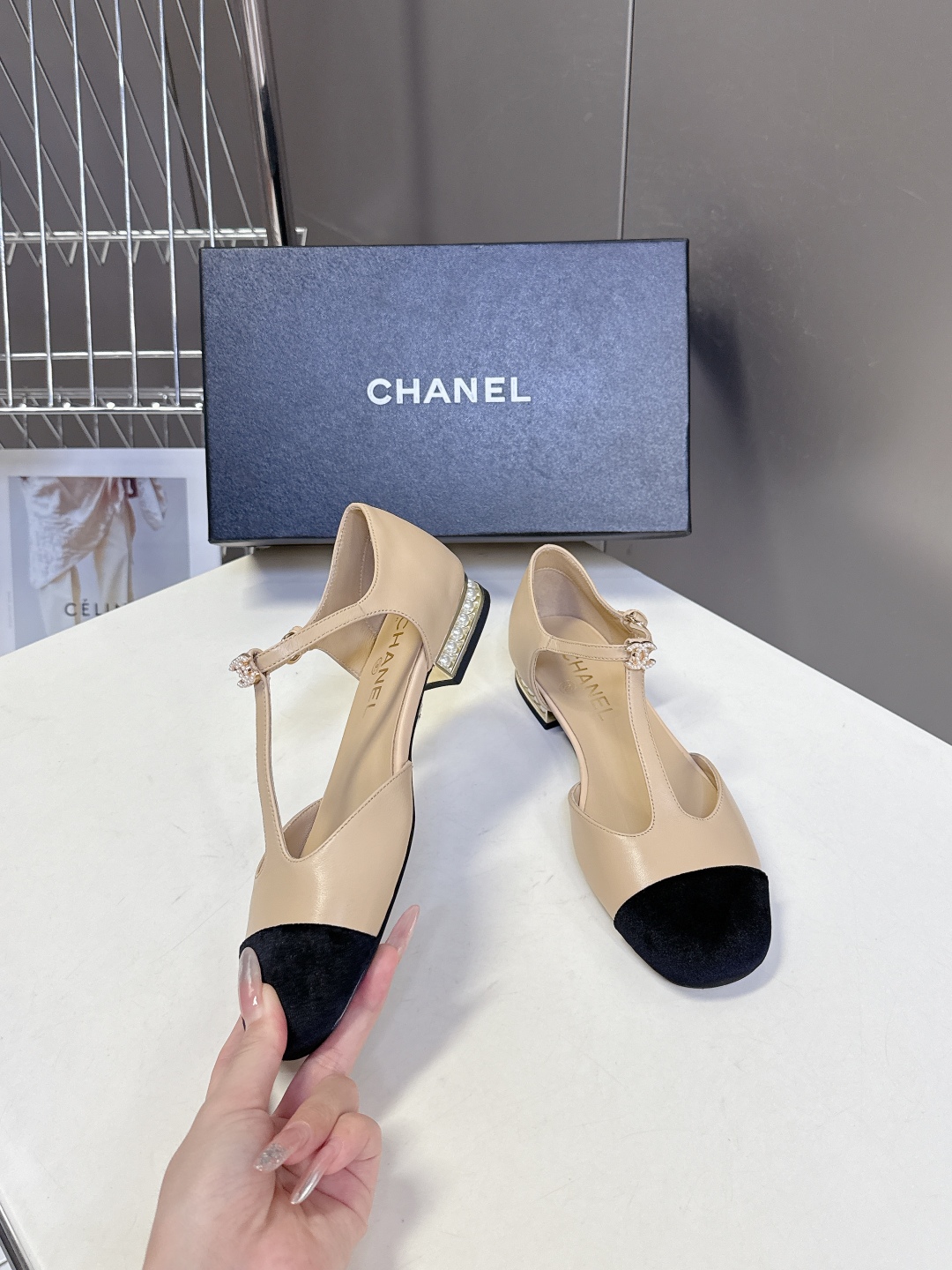  CHANEL香奈儿春夏最新款 玛丽珍鞋                        好多明星网红种草