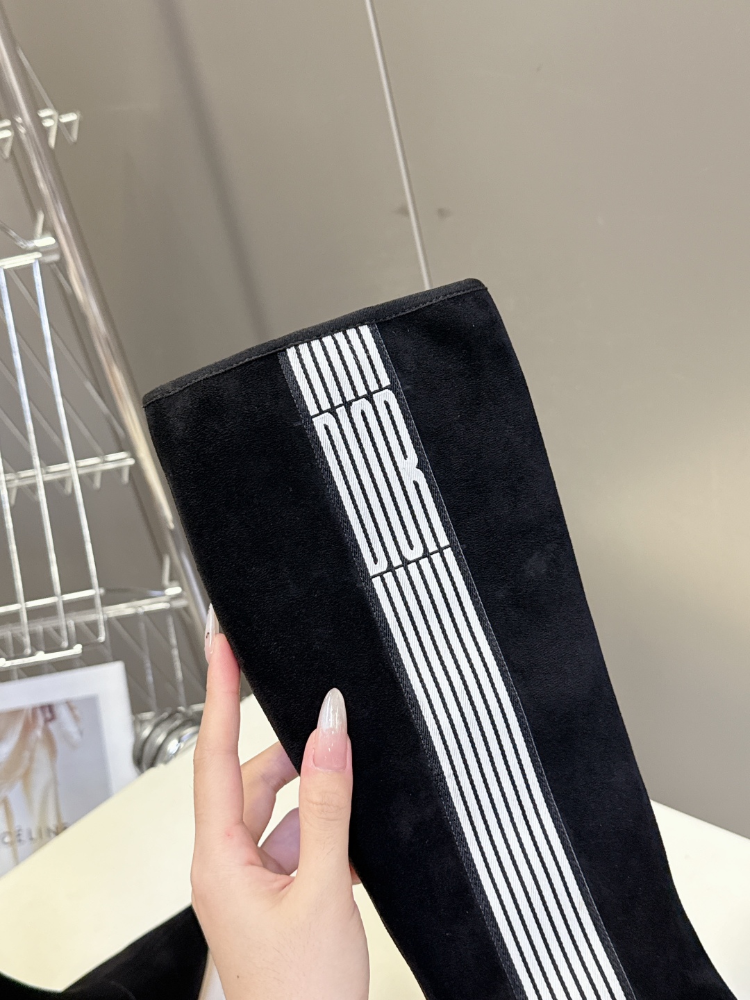  Dior迪奥秋冬最新走秀款 弹力靴                                  