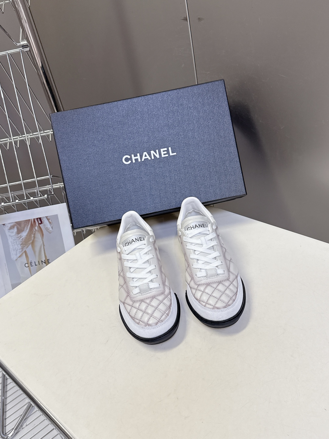  CHANEL香奈儿菱格纹棒球鞋 网球鞋 休闲 运动鞋
原版购入开发 做货 小香最新隐藏款网球鞋软菱格纹