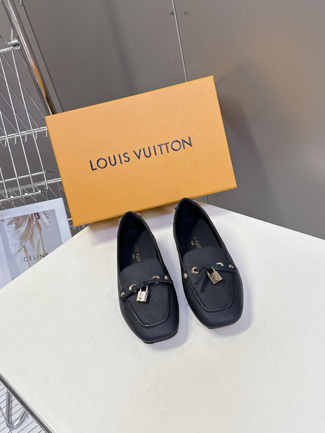  驴牌LouisVuitton路易威登秋冬新款 豆豆鞋 薄底鞋                     